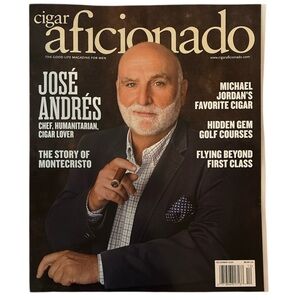 Cigar Aficionado Magazine November December 2025 Jose Andres Chef Montecristo